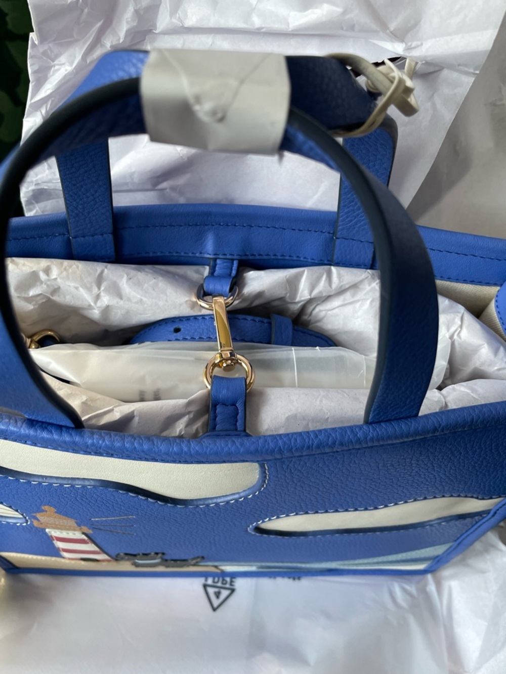 NWT Radley London Shore Thing Small Blue Leather Satchel🌞☀️🌅 - Picture 16 of 16